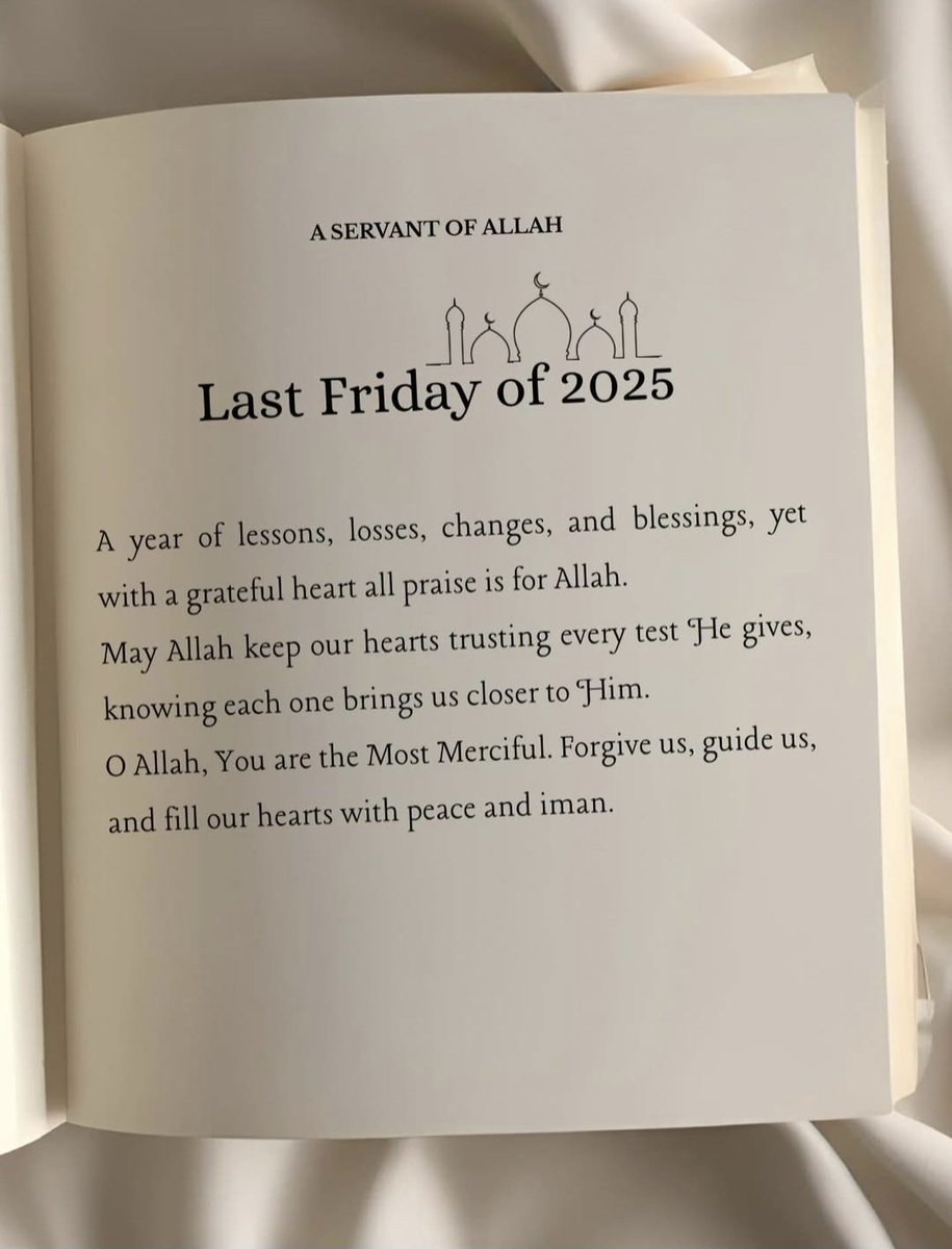 Xubi80's tweet photo. The Last "Jummah" Friday, of 2025! https://t.co/hqhL0WCtmV