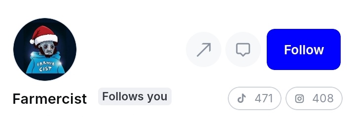 Farmercist dae follow me on <a href="/baseapp/">Base App</a> ?

Abi make I go check am again 🤔