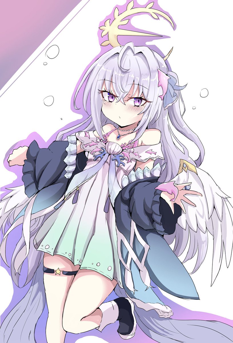 アズサ誕生日なので今まで描いたやつまとめᓀ‸ᓂ 