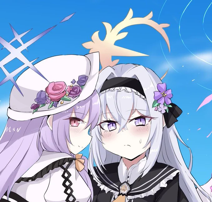 アズサ誕生日なので今まで描いたやつまとめᓀ‸ᓂ