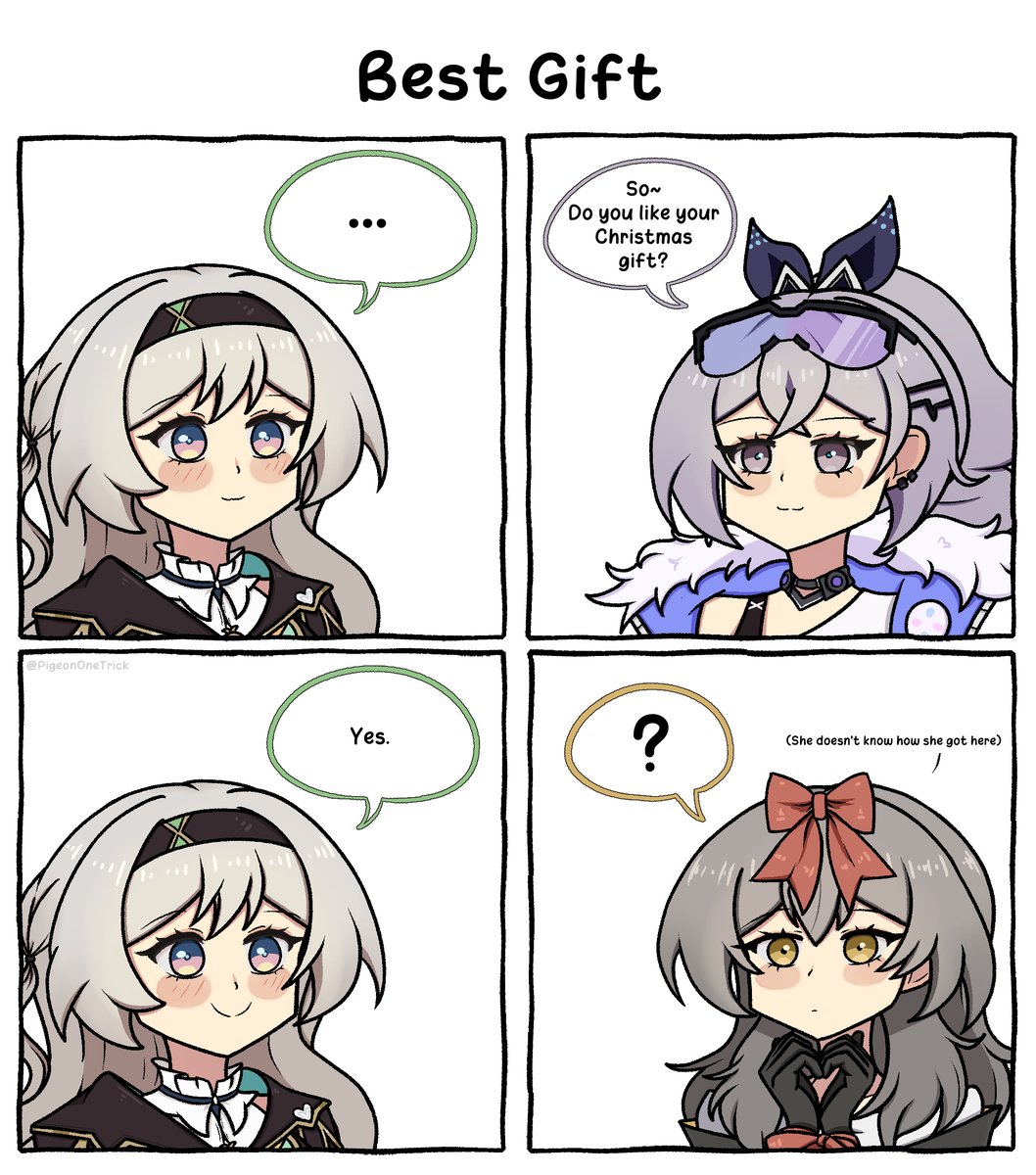 PigeonOneTrick's tweet photo. Happy Holidays #HonkaiStarRail #Stellefly https://t.co/UUZgpNufn8