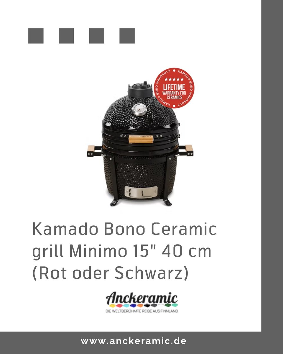 anckeramic's tweet image. Kamado Bono Minimo Keramikgrill 15" 40 cm | Kompakte Grillkunst 🔥🍖 – 

anckeramic.de/product-page/k…

#kamadobono #grillen #keramikgrill #bbqdeutschland #minimo #outdoorcooking #räuchern