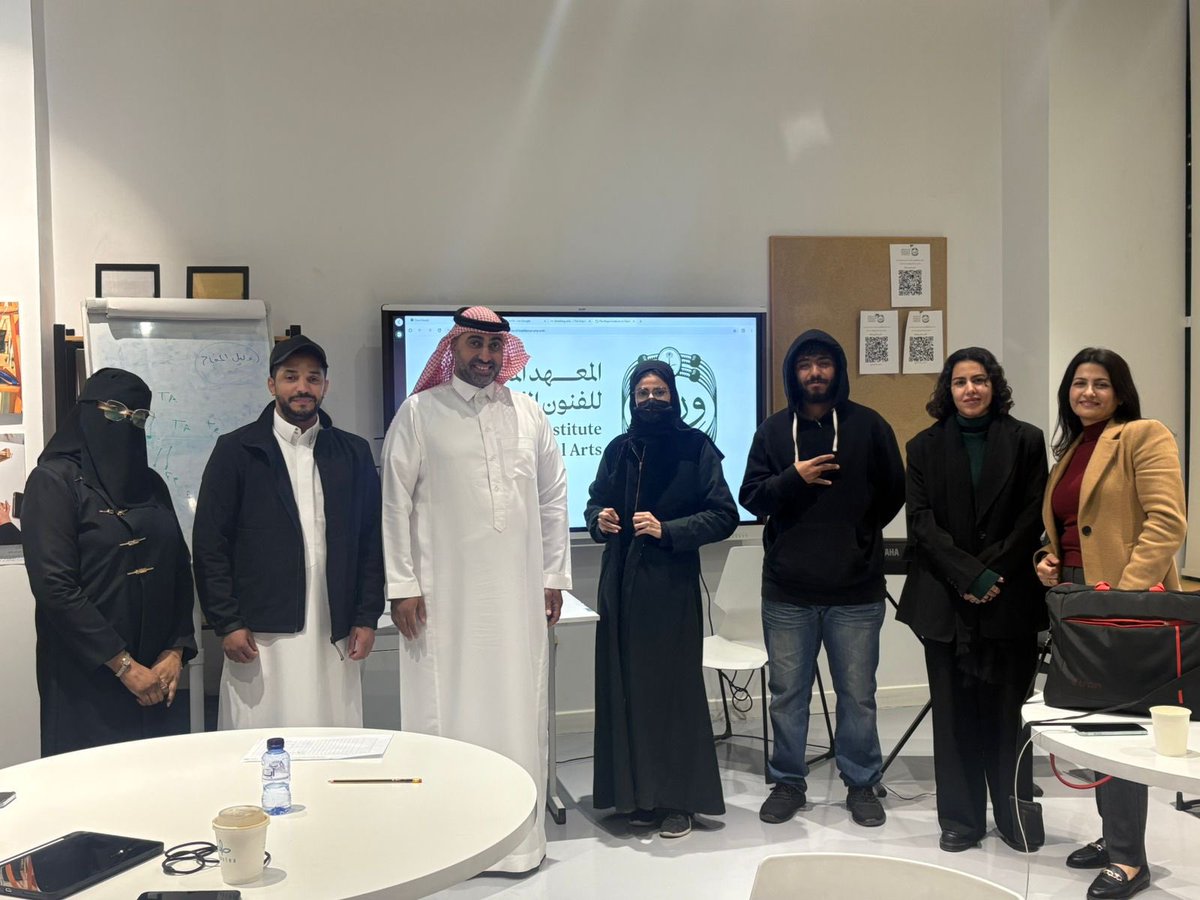 SModhi's tweet image. من لحظة ختام دورة المقامات الصوتية في ورث المعهد الملكي للفنون التقليدية بالرياض @wrth_ksa 

تفاصيل الدورة
التاريخ: من ٢١ – ٢٤ ديسمبر ٢٠٢٥
الوقت: من ٤ – ٨ مساءً
المدرب: أ. صابر المضحي

كل الشكر للمشاركين والذي رايت فيهم اصرارهم على المعرفة  عبر حضورهم الواعي، ولورث المعهد الملكي…