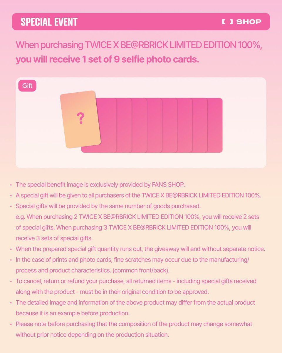 uribyeolph's tweet photo. WTS LFB PH GO

✨TWICE x BE@RBRICK LIMITED EDITION

Php 1750 only!

DOP: 50% DP; REM.BAL JAN 15
DOO: Until OOS

Dm for orders~

#twice #베어브릭 #bearbrick
#트와이스 #TWICE #원스 #ONCE
#TWICE_10TH_ANNIVERSARY #10VE_UNIVERSE
#FANS_SHOP #팬즈샵 https://t.co/mAalwSU3ZV
