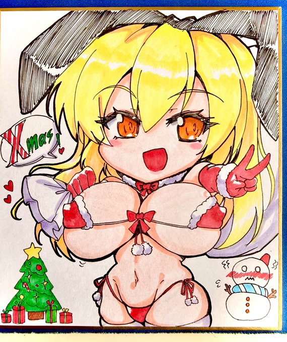 あきはるさん@5ppmzsdzqj にクリスマスプレゼントにイラスト色紙描いていただきました!!・:*+.\(( °ω° ))/.:+
サプライズでこんなに可愛いの嬉しい!!!ありがとう!!! 