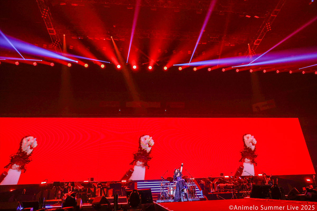anisama's tweet photo. 🟨🟨🟨アニサマ2025
📺BS11・U-NEXTにて放送＆配信中✨

🟩DAY1
♪Light My Fire／KOTOKO
TVアニメ『灼眼のシャナIII-FINAL-』OPテーマ

#アニサマ #BS11 #UNEXT https://t.co/O0X91BlZrZ