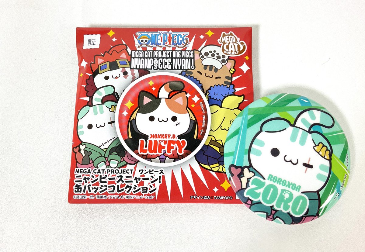 缶バッジ ワンピース ニャンピースニャーン! 缶バッジコレクション 21点 ワンピース ニャンピースニャーン！ 缶バッジコレクション｜商品情報