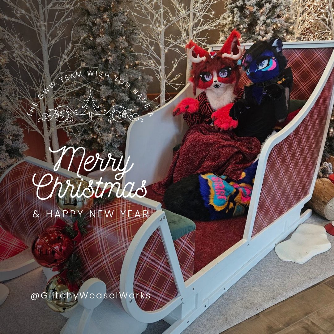 Merry Christmas and Happy Holidays Everyone!

We thank each and every one of you for your support, it means so much to us especially as a small furry business!

- Larry &amp; The GWW Team 💕