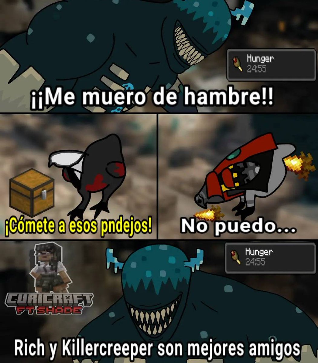 hay algo en esta imagen q siempre me da risa, y no es ESA zanahoria dorada en el poto de rich 🤔