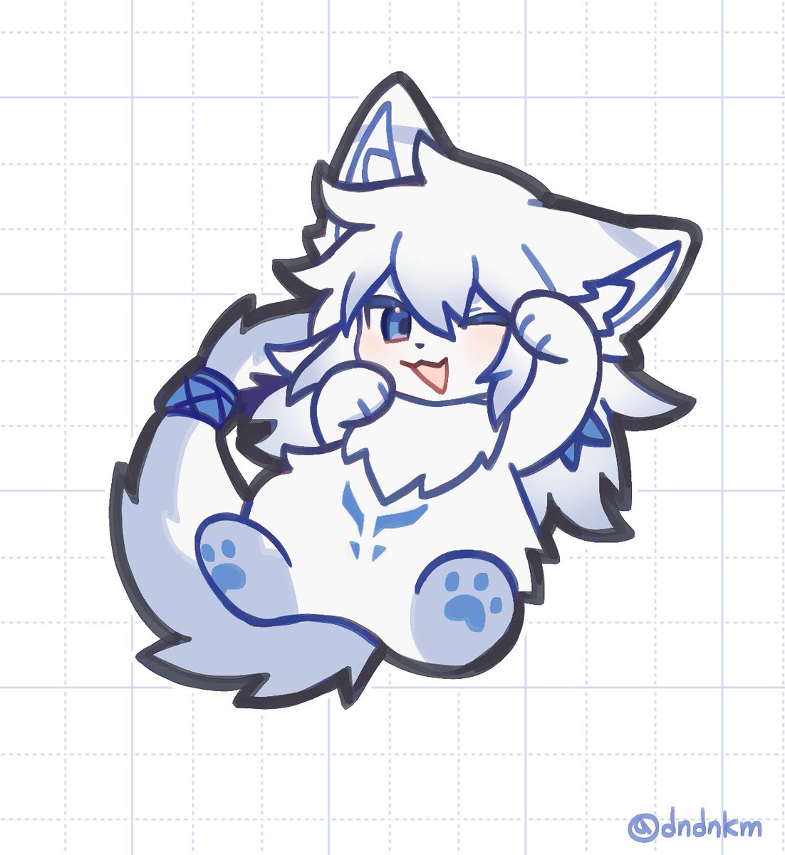 늑대냥이(?) 한마리 데리고가세요~ 🥰