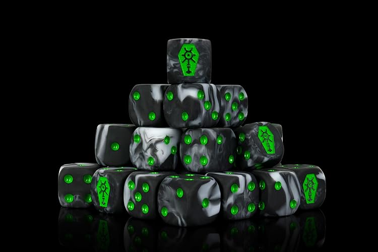 I just received BARON OF DICE Day of The Dead Resin Dice (25-Pack) Wargaming Dice for Sci-Fi Wargames, 16mm, Stored in Reusable Metal Tin from jefkoz via Throne. Thank you! throne.com/ragemattic #Wishlist #Throne