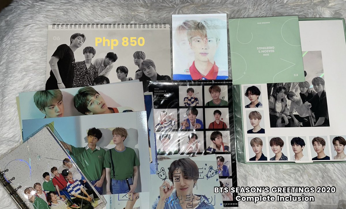 MoonBearShopPH's tweet photo. BTS Season’s Greetings 2020 https://t.co/lEl97iYgOT