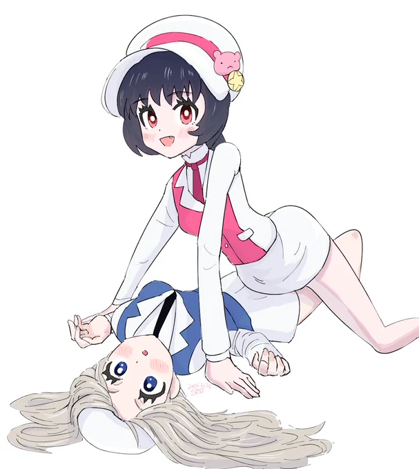 百合城銀子(ピンクの子)のキャラを一目見た時からずっと気になっていて、ようやく「ユリ熊嵐」を見ました。ラスト涙ほろりしました。ユリ万歳ABEMAで見れます #ユリ熊嵐