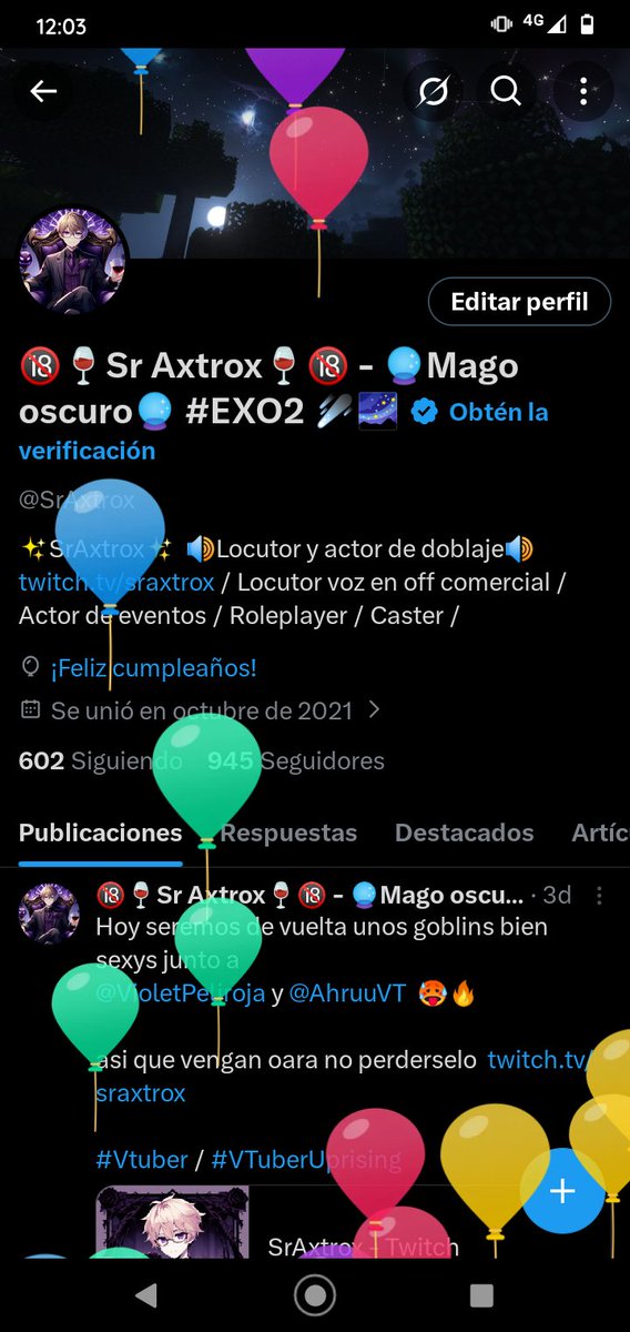 SrAxtrox's tweet image. Un día como hoy llegué a este mundo sin saber cuál sería mi lugar. 

Felicidades Axtrox, hoy hace 26 años llegaste sin saber tu potencial y decidiste intentar demostrarlo.

Sigue adelante, y aunque aveces caigas, jamás dejes de luchar...~