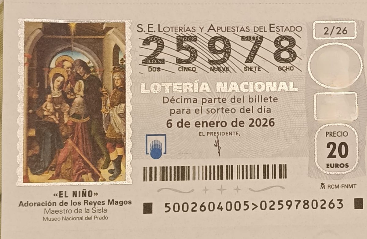 Si quieres participar en la lotería de #ElNiño de la Hermandad, puedes hacerlo. De venta solo en "el Quiosco de Arturo " en calle Larios. 
Quedan pocos décimos a la venta!!!
