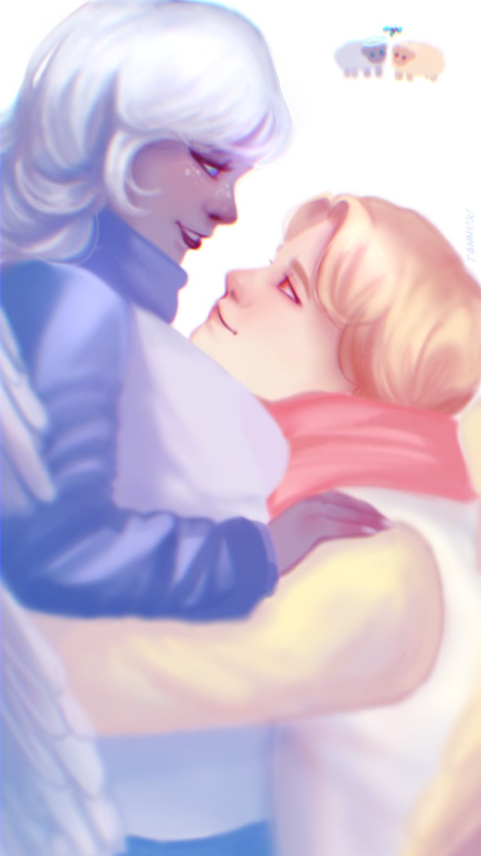 Winter #serapherd 
#HazbinHotel #HazbinHotelAbel #HazbinHotelEmily #hazbinhotelfanart