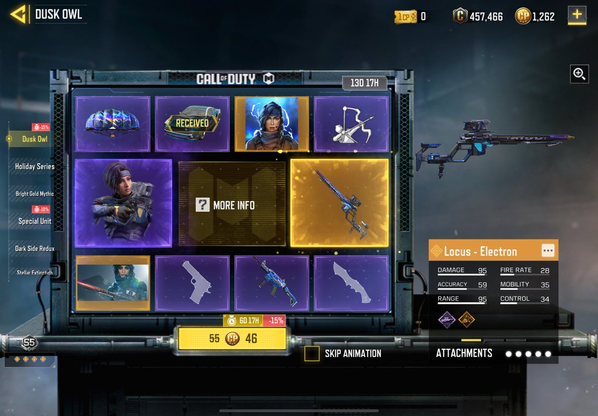 This is for the ones that wanted the Locus-Electron

OK GO AHEAD AND BUY IT!!!!!!! you literally have 2 weeks to buy it, if after it’s gone you cry about this gun I swear I’ll come to your house and slap you