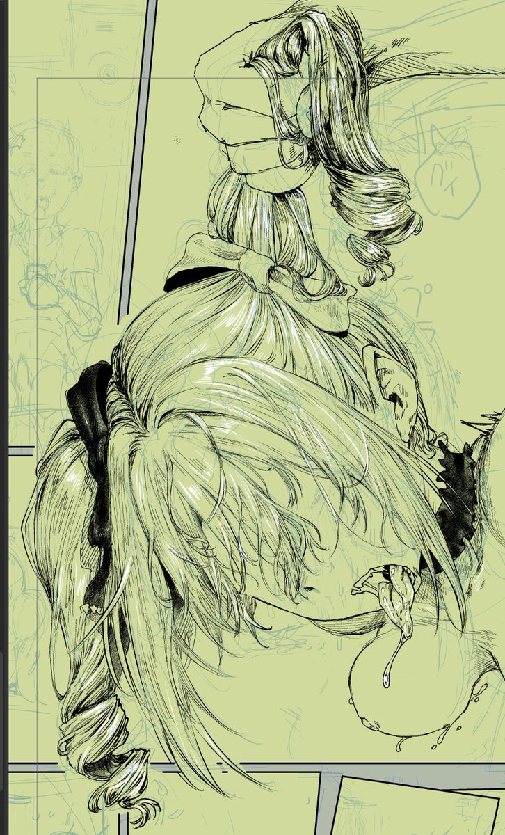 しぬ 二度と縦ロール描きたくない 