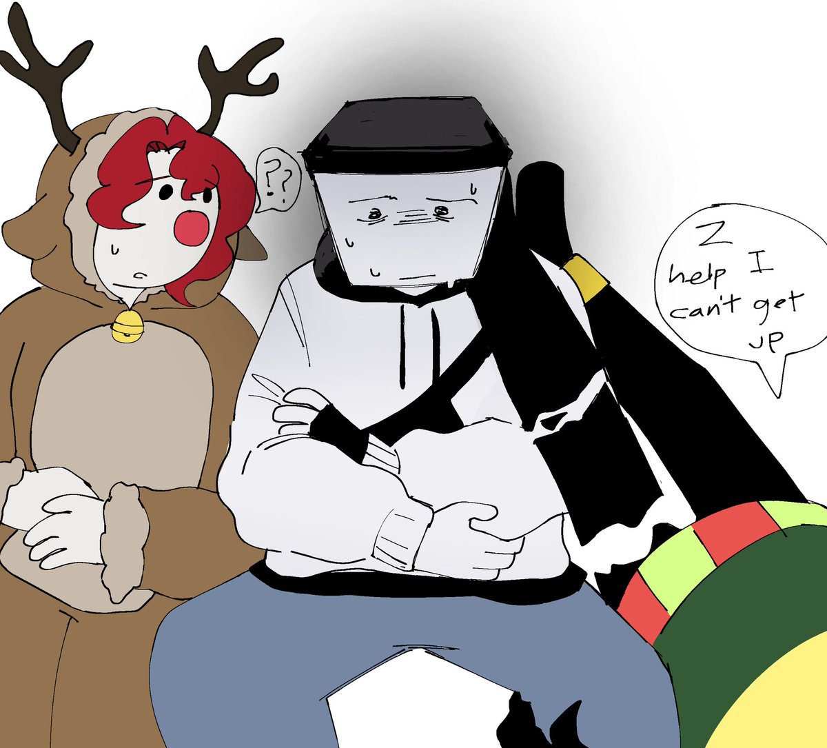 Burpsatyou's tweet image. No motivation today but I like how I drew Moe here moeee looks so cute #ReGect