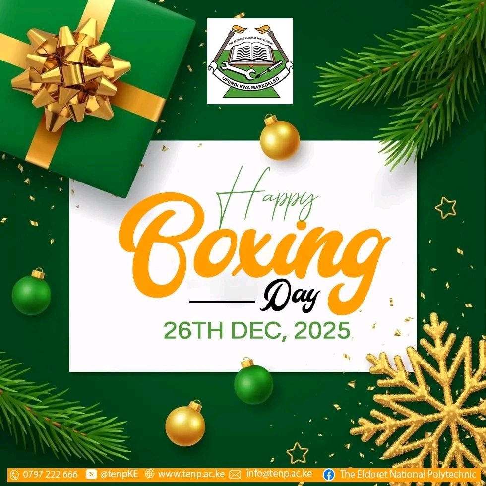 While others rest this Boxing Day, your future is waiting to be built. Choose skills. Choose TENP! January intake is now open for application!