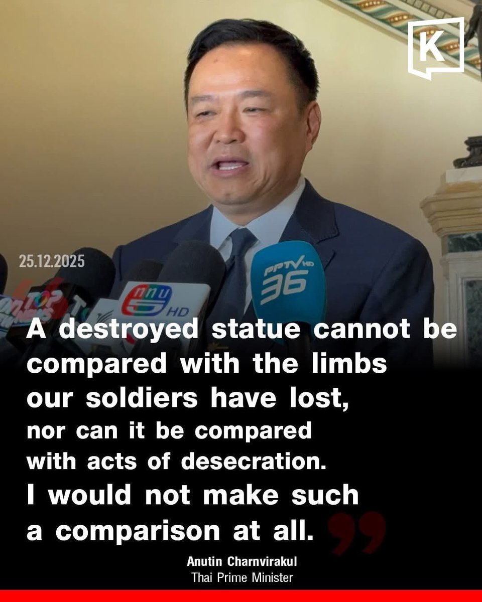 SopheapCHEN1's tweet photo. @AdityaRajKaul It is the true color of Thai leaders. They don’t care about any religion or society. What they want is invading and expanding their land to Cambodia. What a shameful act from Thai. The Indians must protect your religious statue and make Thailand accept their aggressive actions. https://t.co/bXeqUqshxY