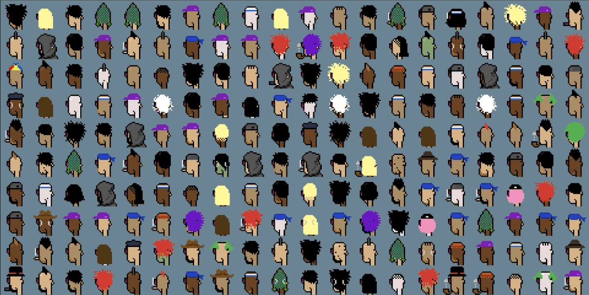 BackPunks's tweet image. GM! The website is updated and running 5000 curated BackPunks. You can sort them by traits! Send screenshots with your Backpunk if you own a Cryptopunk!

Backpunks.com