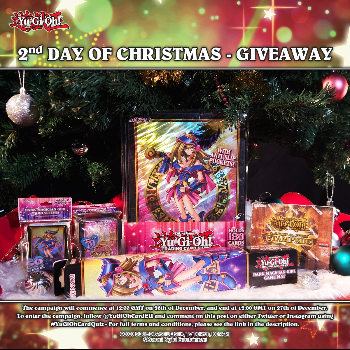 ✨ You’ve got a chance to win one of our Yu-Gi-Oh! giveaways! 🎄

To enter, jump into the comments using #YuGiOhCardQuiz and tell us:
What’s your favourite Dark Magician Girl card artwork?

Open to UK, Swiss &amp; EEA residents.

Full T&amp;Cs here: brnw.ch/21wYDVY