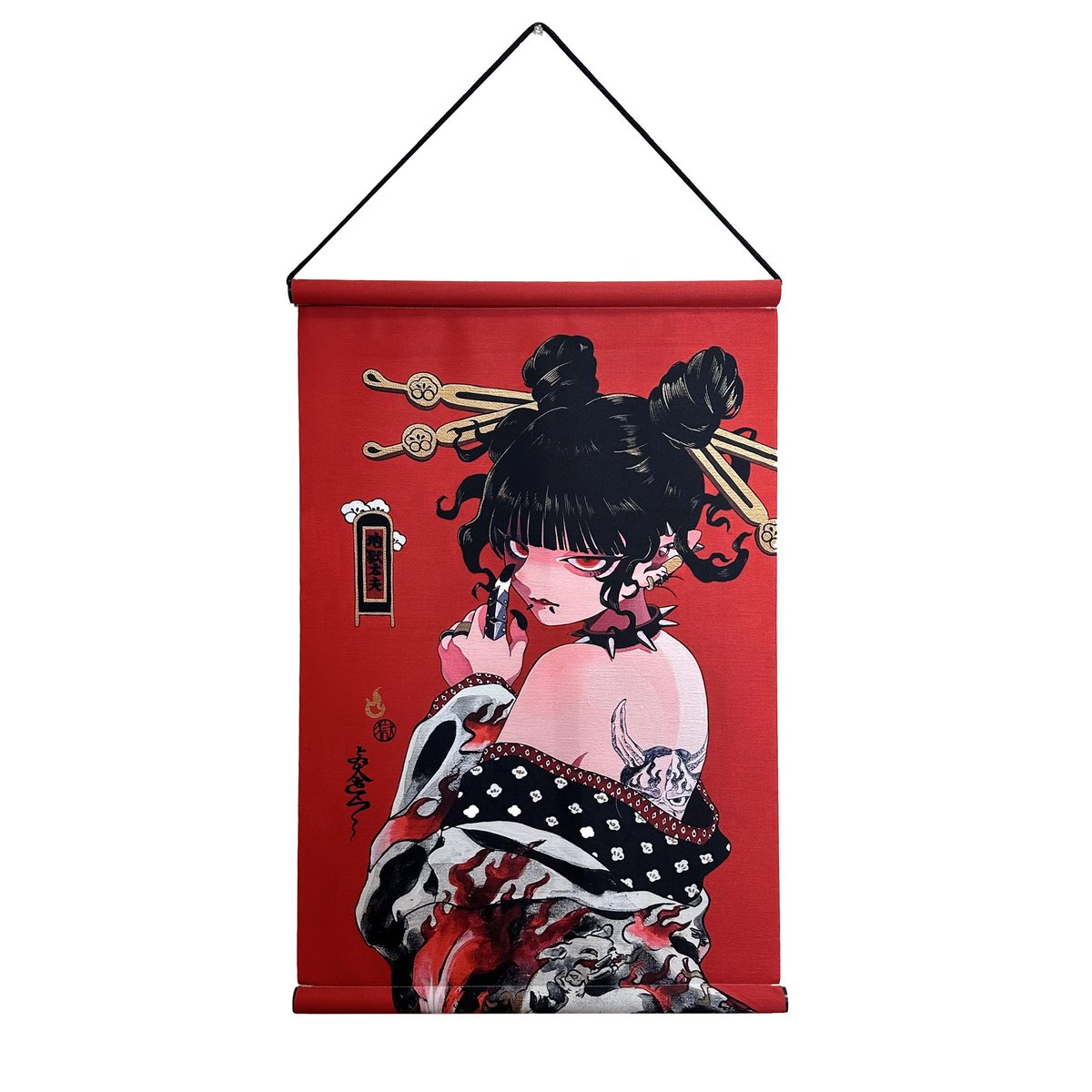 ❤️‍🩹新グッズのタペストリー❤️‍🩹 今年描いた絵の中でも評判