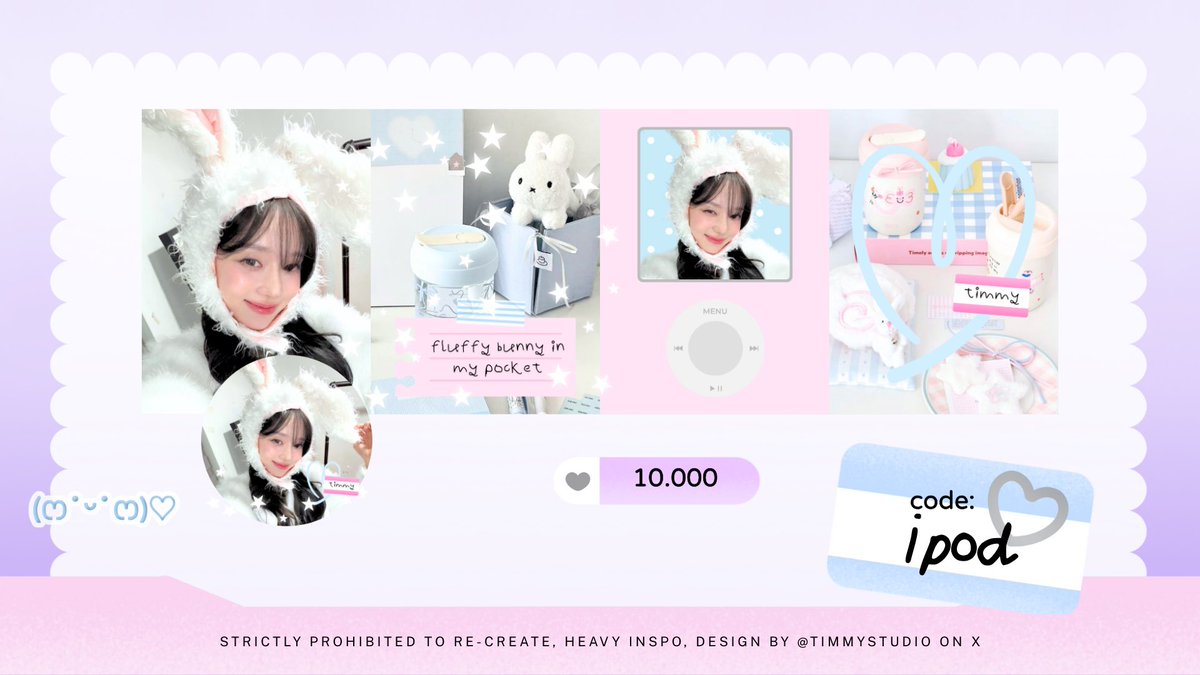timmystudio's tweet image. (˶˃ ᵕ ˂˶) PROMO OPTIP.ᐟ.ᐟ 🎼💗 SERBA 10 RIBU
Limited only for 10 sweety bunnies 🐰

💬 isi form di kolom reply
💗 3-14 hari kerja 

#zonauang #zonaba #timmyoptip