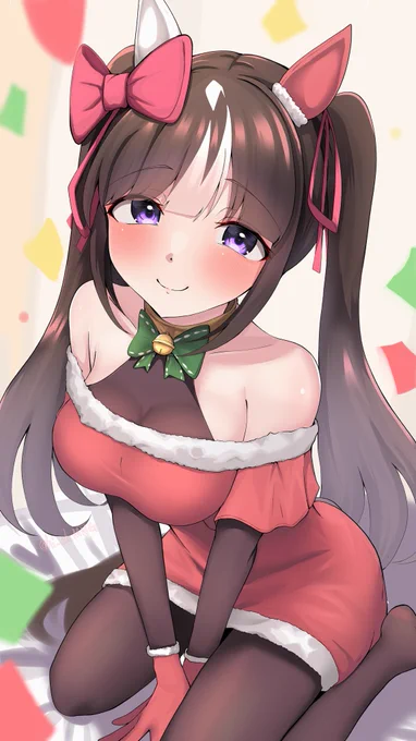 せっかくだしクリスマスタルマエリボンなし差分も載せとくわ