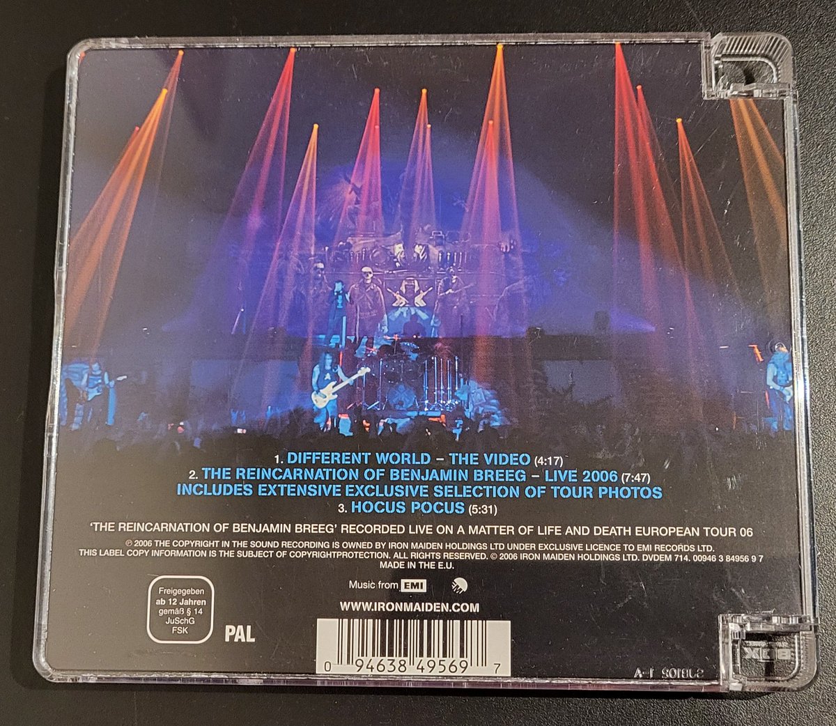 DavidGTato's tweet image. Hoy cumpleaños de Different World
Edición en DVD que incluye un póster-calendario 
#IronMaiden #DifferentWorld #TheReincarnationOfBenjaminBreeg #HocusPocus #UptheIrons #MyIronMaidenCollection