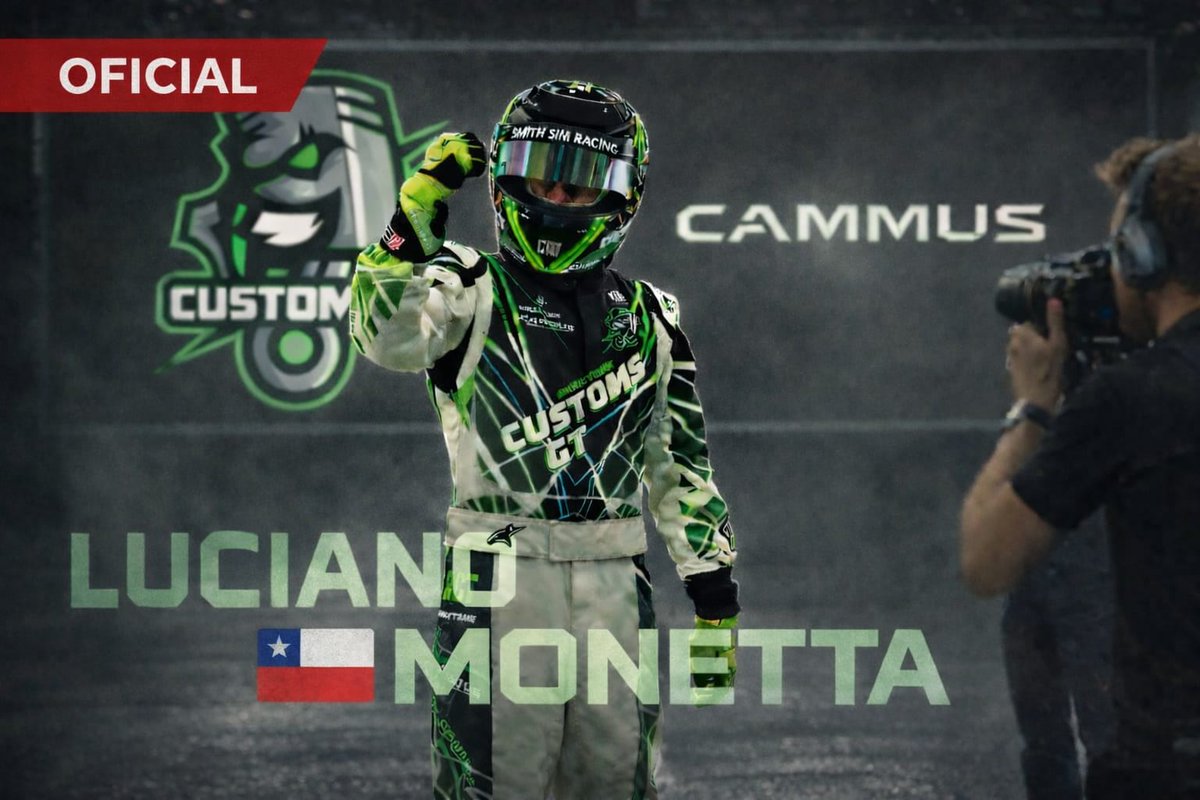 🚨NUEVO FICHAJE✍️

Damos la bienvenida a <a href="/Luciano_M12_/">Luciano_M12</a> piloto chileno que se une al equipo para afrontar una nueva etapa competitiva al más alto nivel. Desde Chile, talento y compromiso se suman a la plantilla🇨🇱🏁
Bienvenido CGT_Lucho!!!