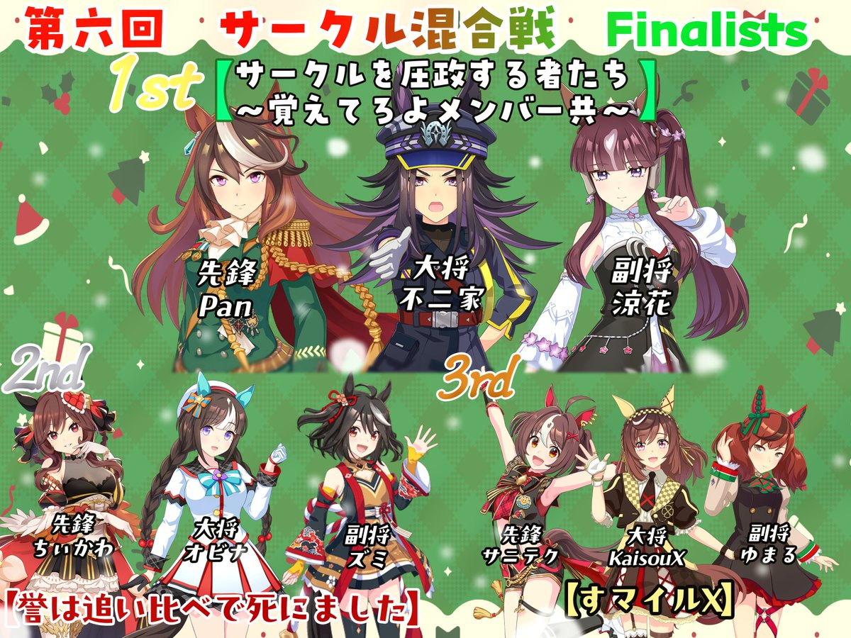 ウマ娘サークル混合戦公式 tweet media