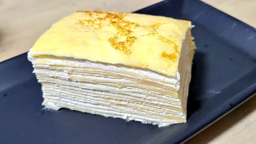 ミルクレープ それでは昨日せっせこ作ったミルクレープをどうぞ