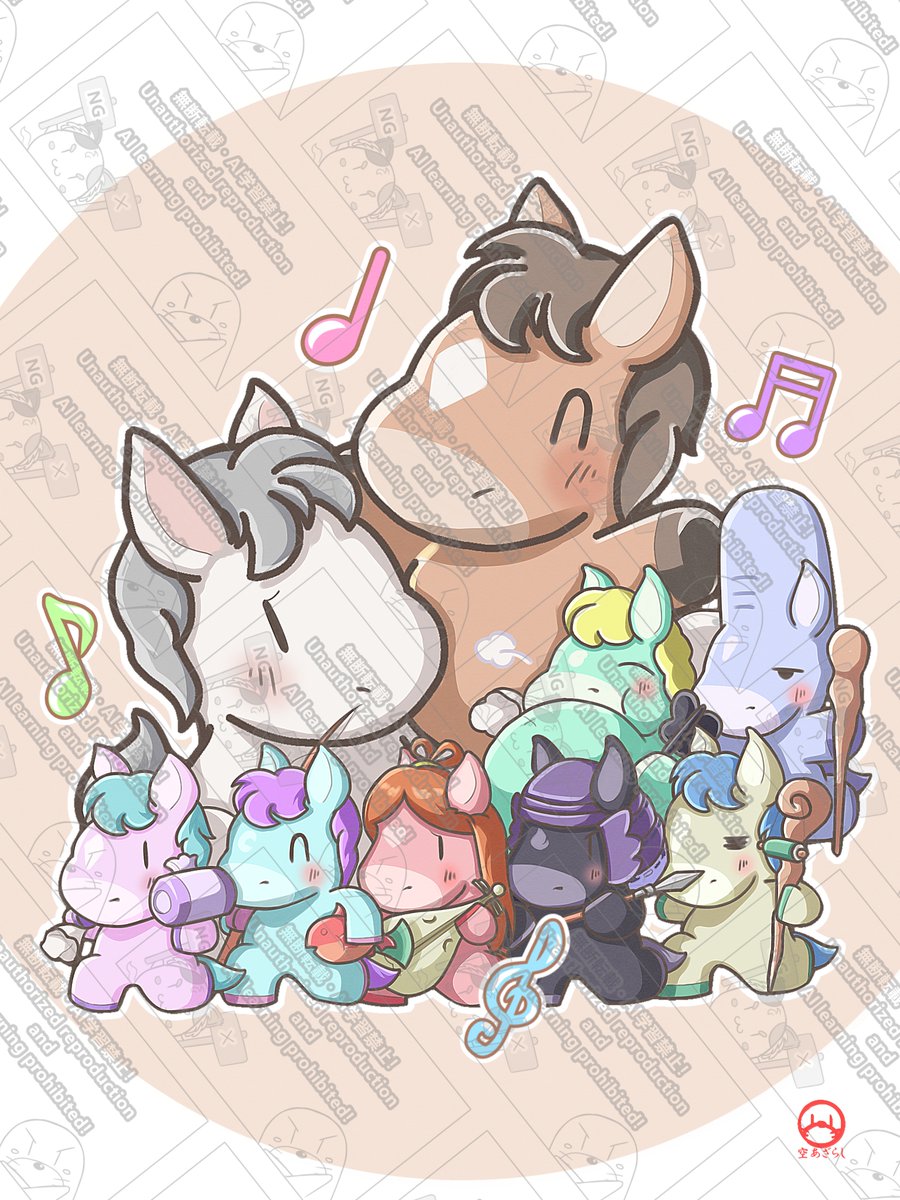 2026年午年です！＾＾ なので馬を描いてみました(≧▽≦)w ちなみに馬