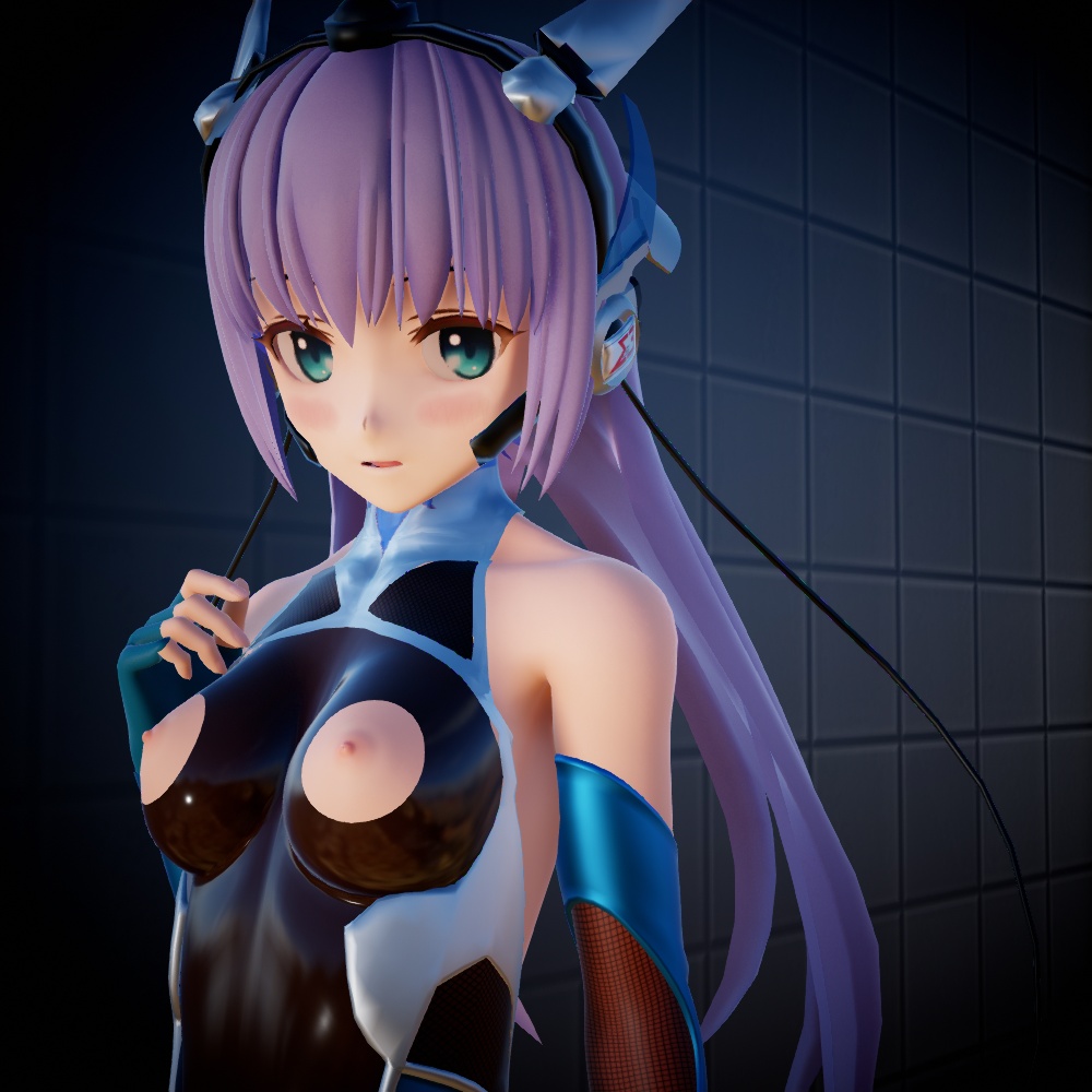 対魔忍シンフォニックシュガーさんの貴重なヘッドギアOFFシーン。シュガーさんの動画作成リクエストでヘッドギア無し差分の要望があったのでモーフを追加して着脱可能に。 