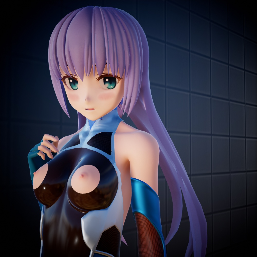 対魔忍シンフォニックシュガーさんの貴重なヘッドギアOFFシーン。シュガーさんの動画作成リクエストでヘッドギア無し差分の要望があったのでモーフを追加して着脱可能に。 