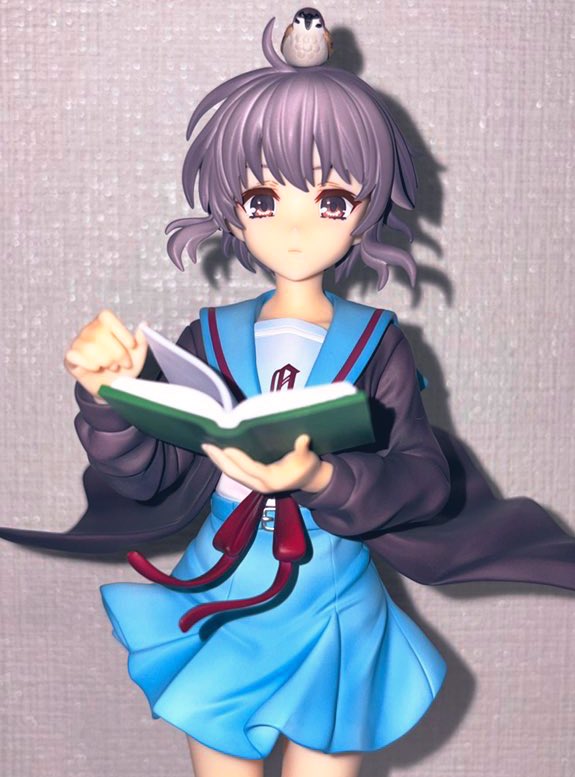 Rio34255's tweet image. 忖度なしで長門のフィギュア史上過去一のクオリティで感動してる…

#涼宮ハルヒ　#KDcolle