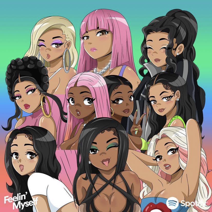 cloudyheavv's tweet photo. With the downfall of Nicki, people appointing a new “queen” is so stupid, why are we continuing the cycle of pinning women against each other let alone Poc women. 
“They wanna pit us against each other when we succeedin' for no reasons.”
-doja
They all rap, They are all Queens! https://t.co/essfYLqahs