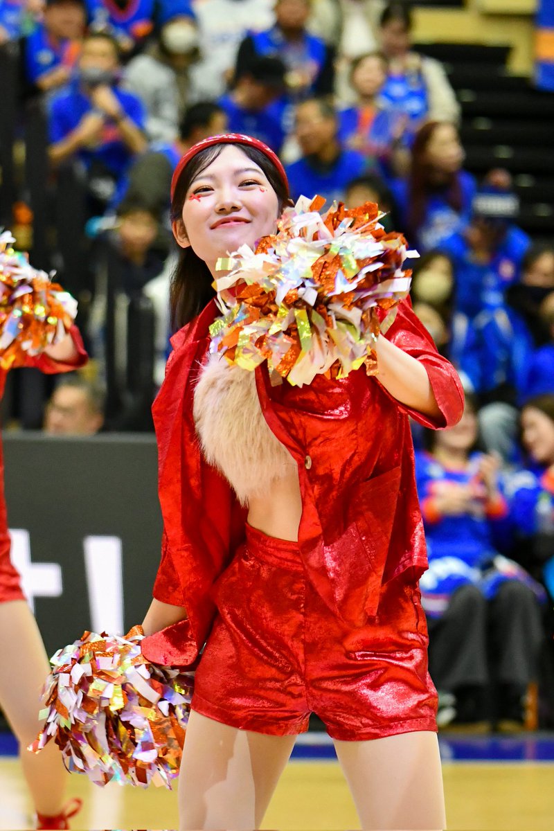 ⚫︎momo⭐︎⚫︎ ニッコニコのMOMOちゃん✨カワイイ～🍑✨ #茨城ロボッツ #RDT #MOMO