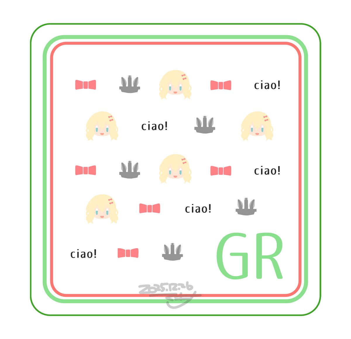 新刊セットのグッズサンプルです
1枚目アクキー、2枚目ミニタオル 