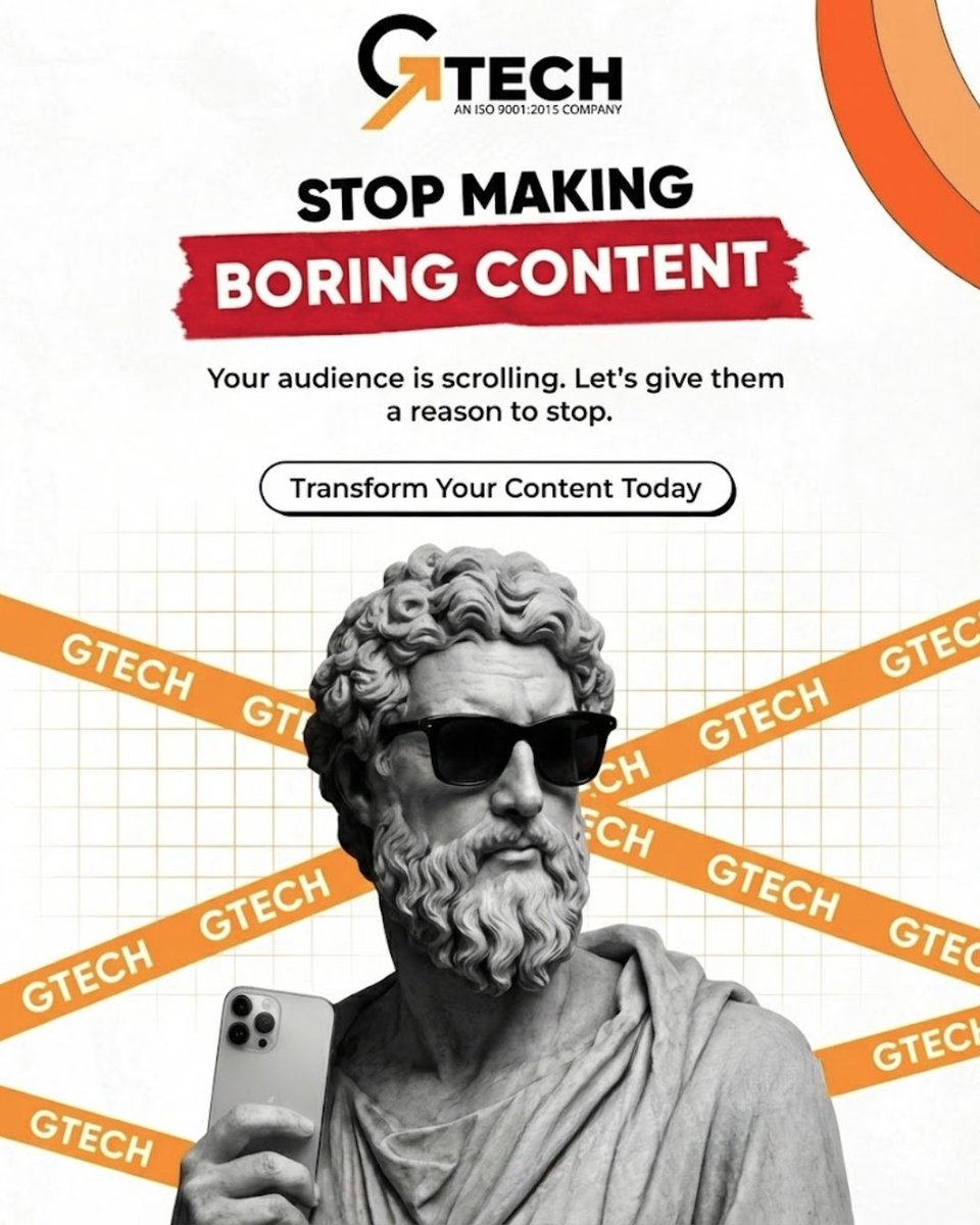 Good content informs.
Great content stops the scroll. 👀

Let 𝐆𝐓𝐄𝐂𝐇 transform your ideas into impact. 🚀

.
.
.
#GTECH #ContentMarketing #ScrollStoppingContent #CreativeAgency #DigitalMarketing #CreativeContent #BrandGrowth #CommentBelow #MarketingTips #SocialMediaMarketing