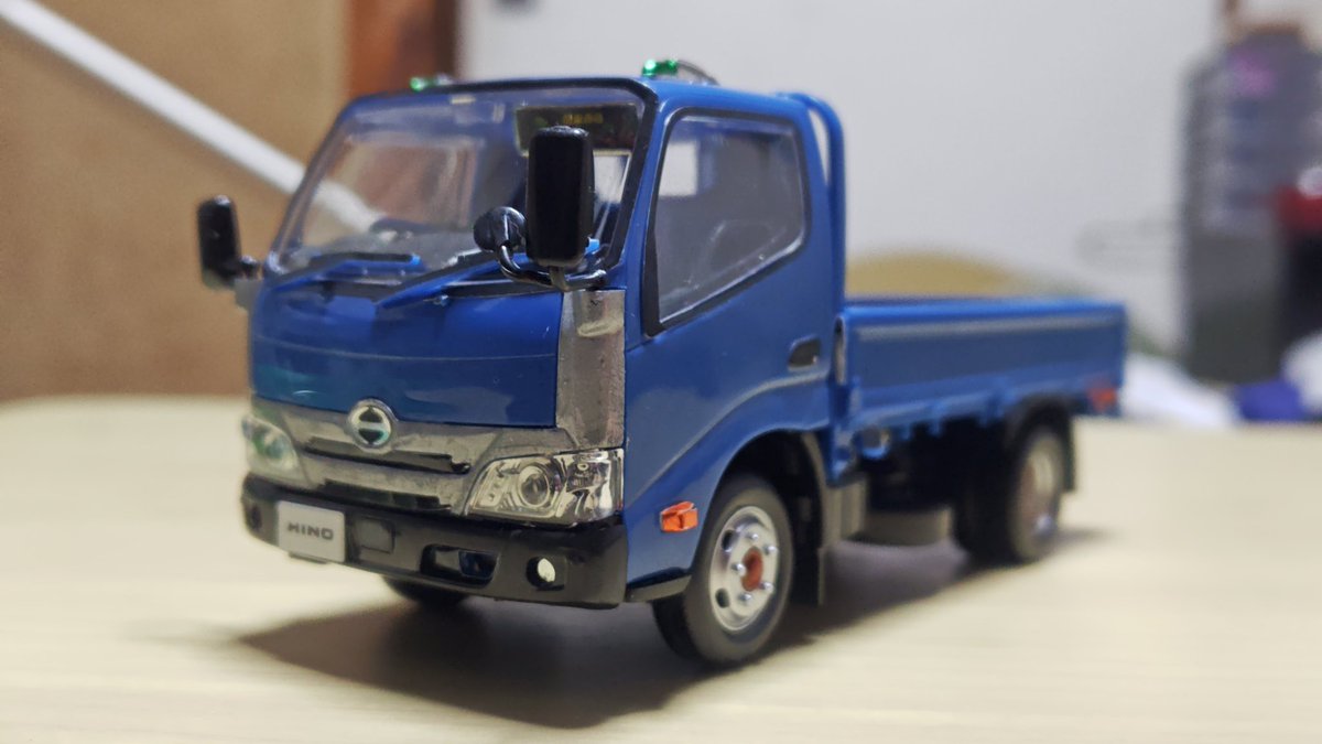 楽プラ 日野デュトロ完成です プラモ作るんかなり久々やったけど意外と