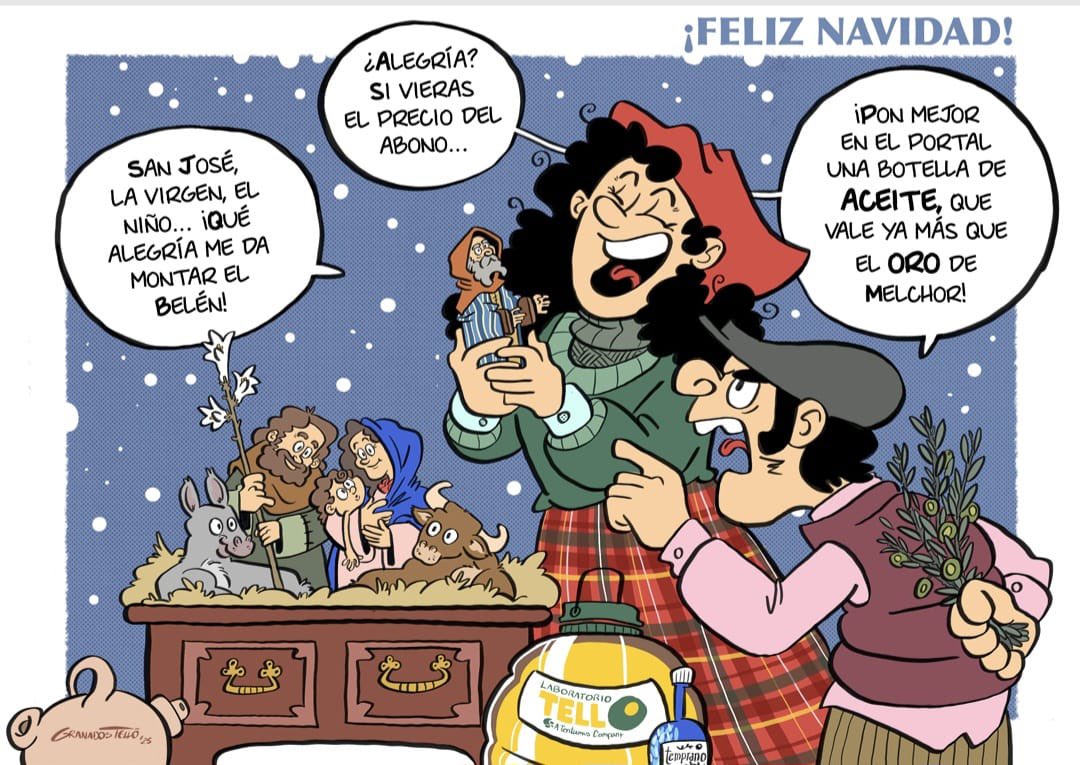 LabTello's tweet photo. Feliz Navidad a todos 🎄🎅

Muchas gracias a @barbasdegrafito por la ilustración de este año 

#LaboratorioTello #TelloAOVE #SeguridadAlimentaria 
#ControlProcesos https://t.co/FPgRXVdeKZ