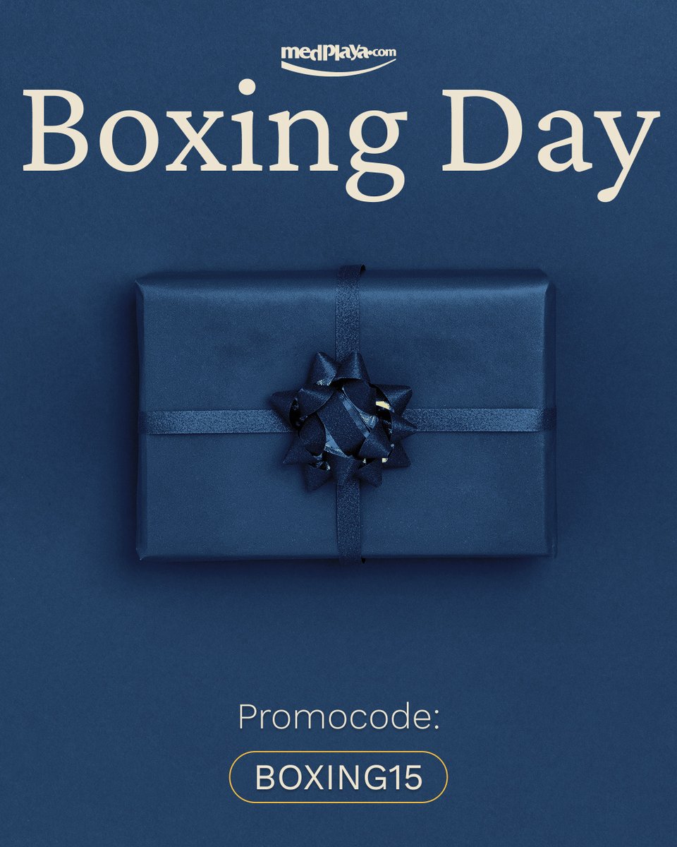 ✨ Already dreaming of your next getaway? Make it happen with 15% off stays throughout 2026 using the code BOXING15.

🗓️ Book from 26th December to 31st January
👉 medplaya.com