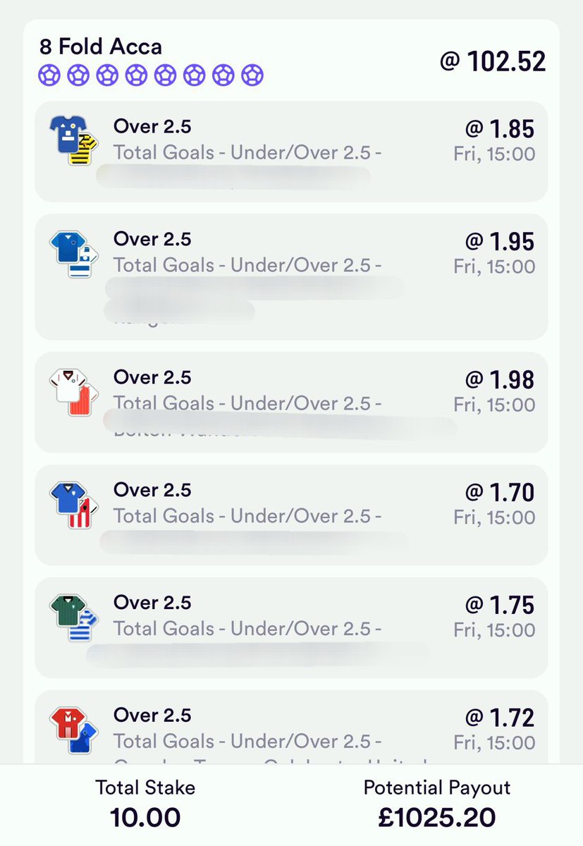 Im going after a big one today.....let's crush Boxing Day - my acca would be a nice start 👀

Drop a  ❤️ if your getting involved.