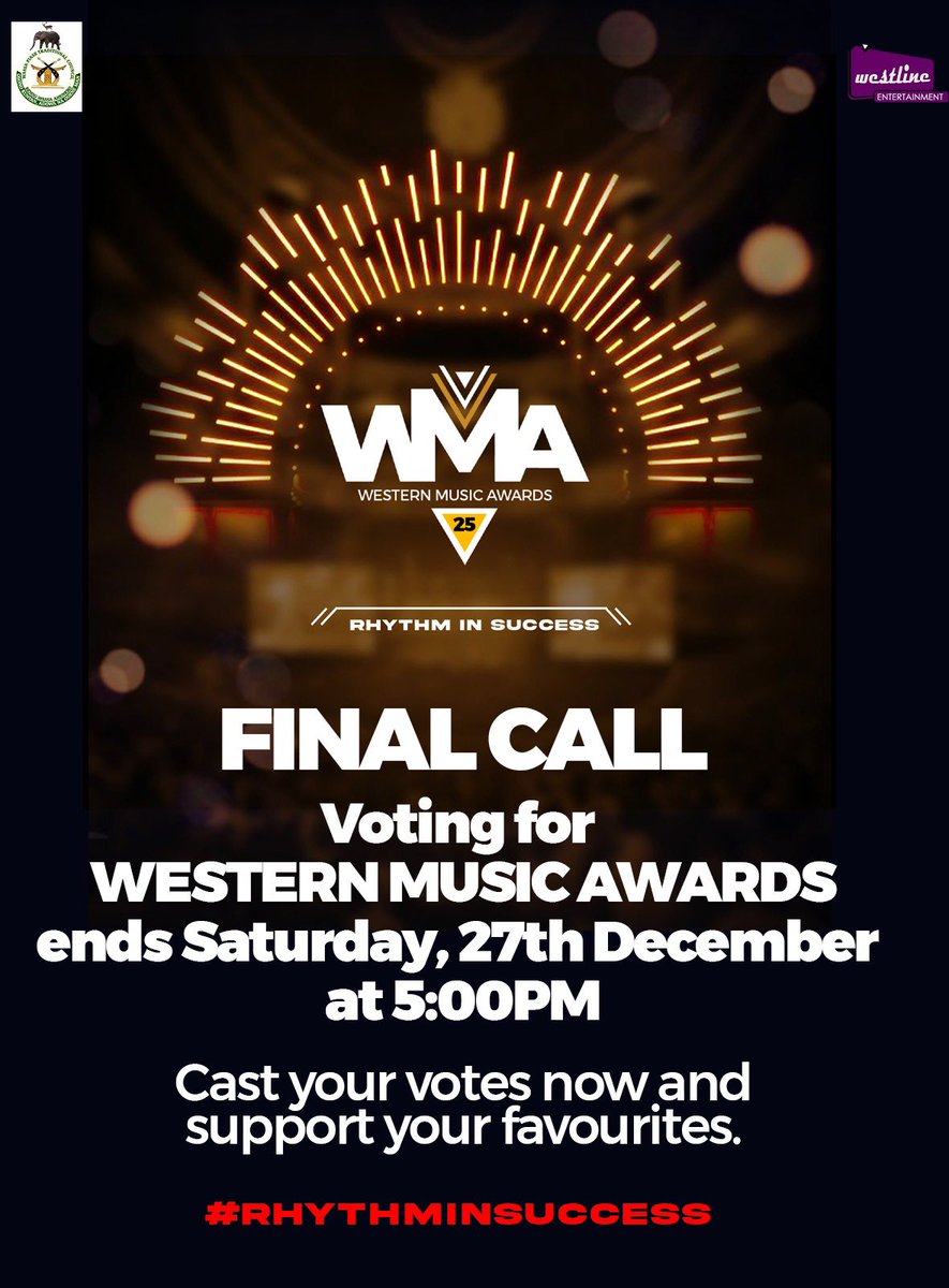 Your last chance at winning your various categories #WMA25 #RhythmInSuccess
