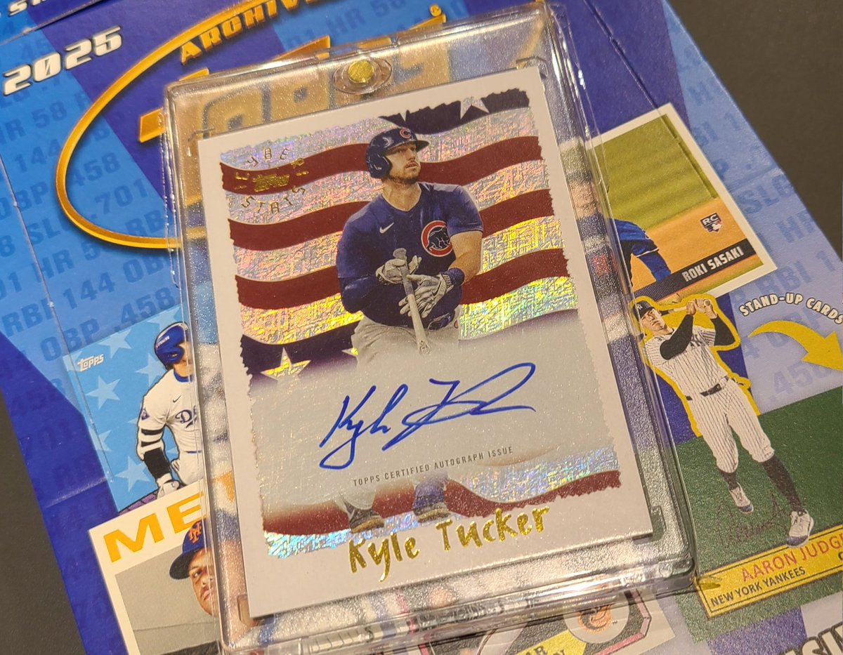 今話題のカイルタッカー選手のサインを自引きできました✨LAドジャース