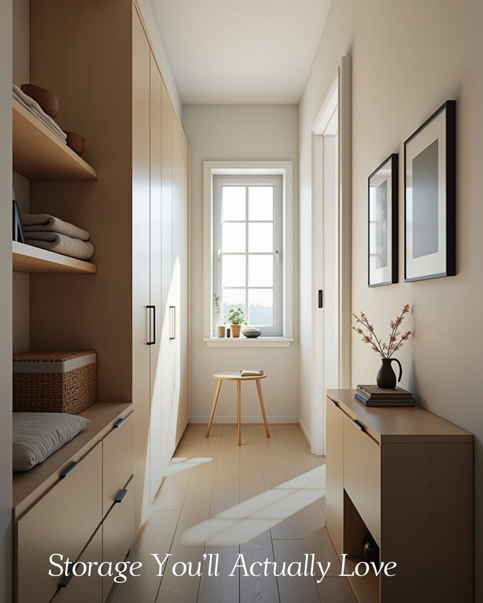 LevelLineGroup's tweet image. Ever wish your home could stay clutter-free without sacrificing style? 
Smart, hidden storage solutions make every room feel organized, spacious, and effortlessly elegant. Drawers, cabinets, and nooks designed to blend seamlessly with your décor can transform how you live, work,…