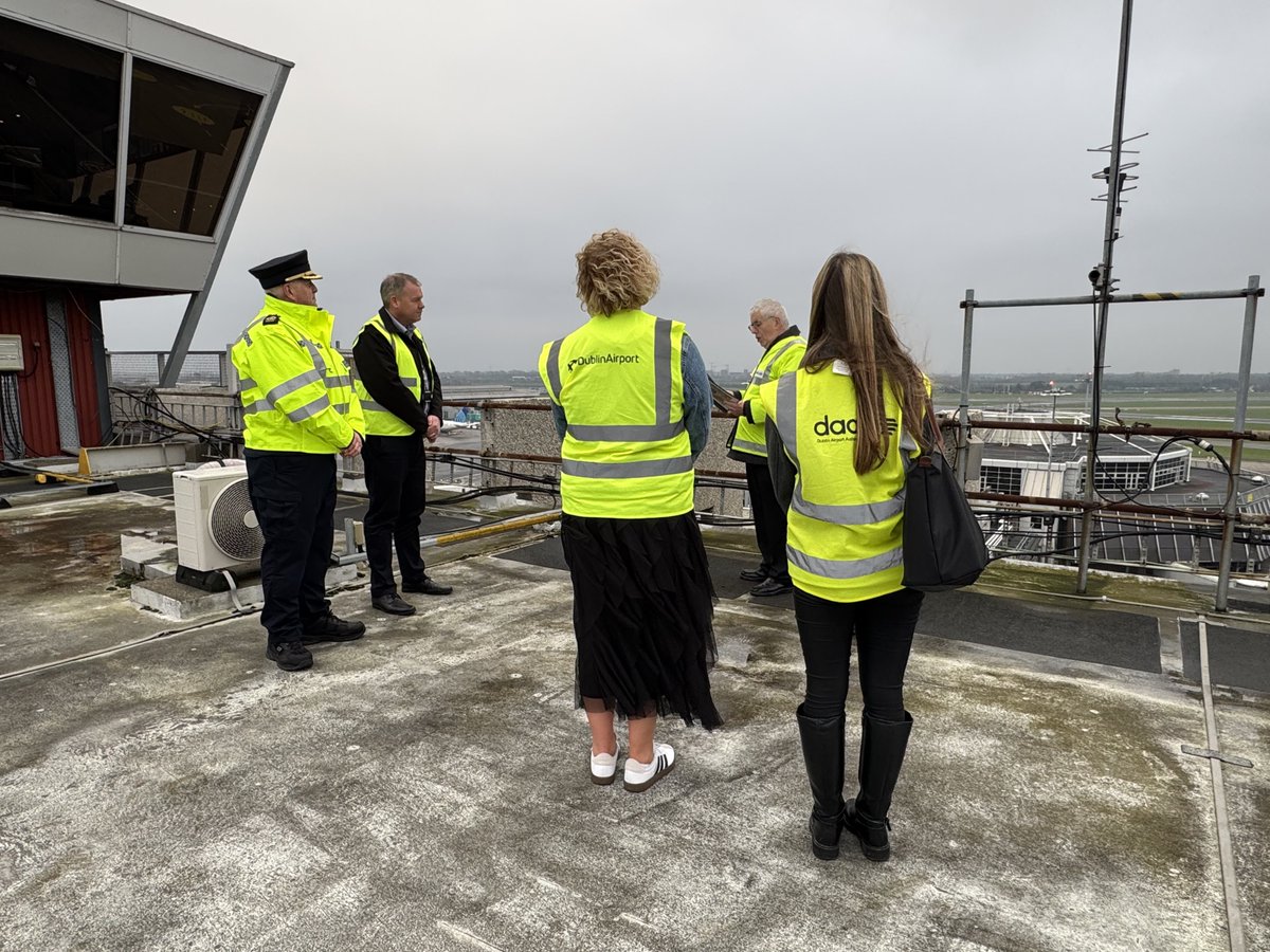 DublinAirport's tweet image. We were delighted to host Father Martin Noone, chaplain of the Dublin Airport church, this week for an annual blessing of the planes event.

Father Martin was joined by members of the airport team as we look ahead to another year of safe operations at Dublin Airport ✈️